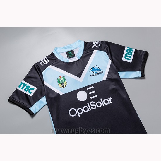 Camiseta Sharks Rugby 2018-19 Segunda